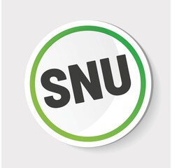 SNU - acronyme - Service National Universel