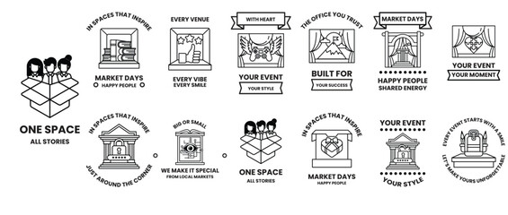 A collection of images with the words 