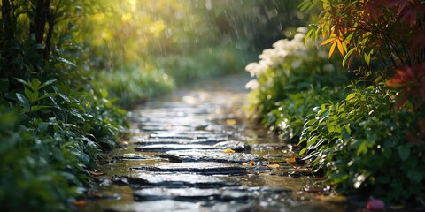 Traditional stone houses with wooden doors and cobblestone alley in a historic village setting, emphasizing rustic architecture and pedestrian pathways