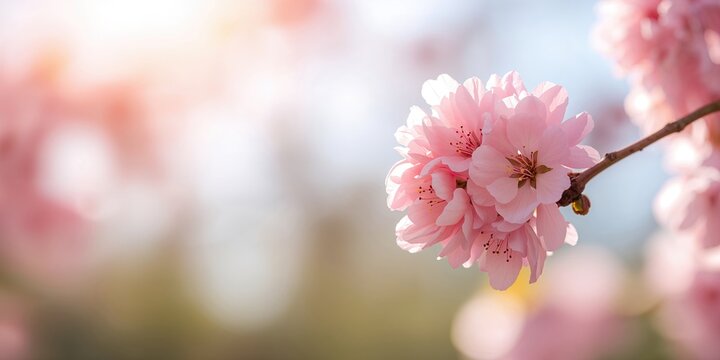 Peach blossoms in bloom, highlighting seasonal flowering for early spring enjoyment
