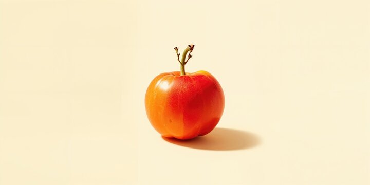Tamarillo fruit on white background, highlighting tropical, healthy food choices, World Food Day
