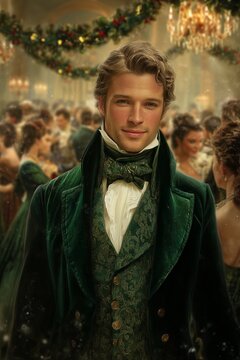 Charming Regency Duke under the Mistletoe