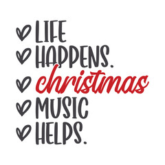 Life Happens Christmas Music Helps