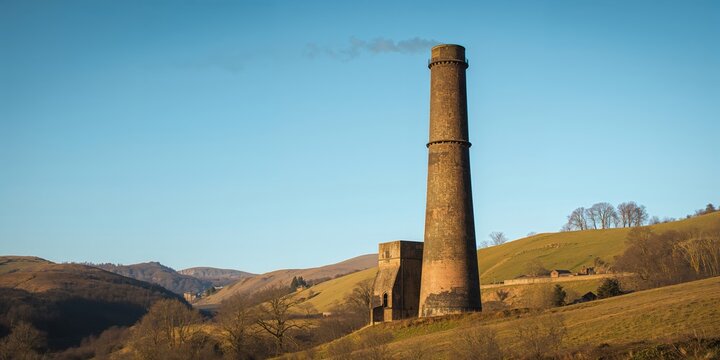Remnant of old Welsh mining in Abersychan, focusing on industrial heritage preservation