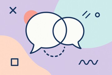 Engaging dialogue shapes emotional connections in designed communication spaces reflecting modern interaction methods and the significance of clarity in conversation