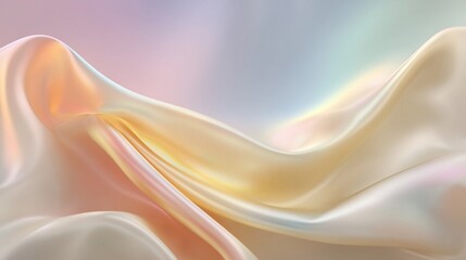Obraz premium Holographic silk background , abstract iridescent gradient background.