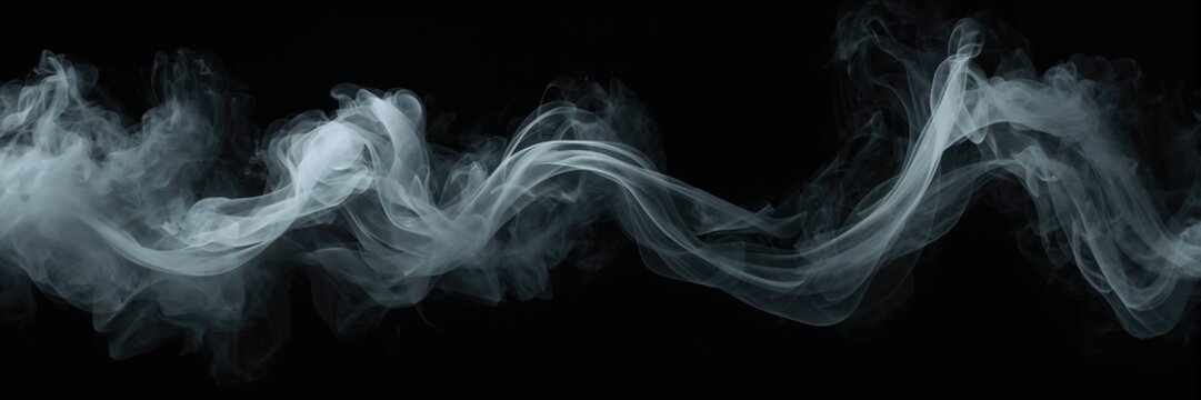 Dry ice smoke effect, background for text and layout, winter season or holiday decoration