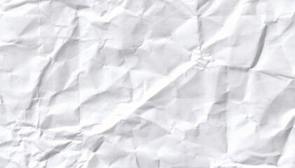 Obraz premium crumpled paper sheet. Blank wrinkled surface for a design and texture overlay.