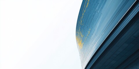Abstract detail of sleek modern contemporary architecture, suitable for editorial header backgrounds