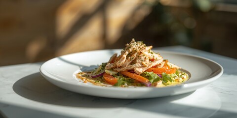 Close up of a graceful swan on Alexandra Lake with water and summer foliage, emphasizing wildlife preservation