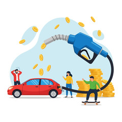 Rising gas prices are causing stress as people struggle to afford fuel, leading to financial strain and lifestyle changes