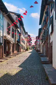 Saint-Jean-Pied-de-Port is a French town located in the Pyr&eacute;n&eacute;es-Atlantiques department in the Nouvelle-Aquitaine region, in the historical territory of Lower Navarre.