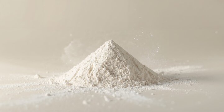 Kaolin mineral sample with inert inorganic properties used in industrial applications, Earth Day