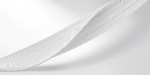 Fabric strap with wide elastic and textured knit details, suitable for adjustable accessories, clothing design, or durability testing