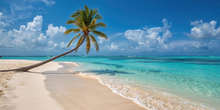 Calm blue ocean and expansive sky scene, suitable for background layouts or editorial headers