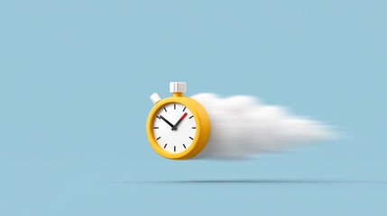 Technological speed and productivity concept