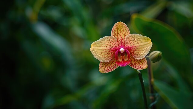 Dendrobium orchids, epiphytic and lithophytic plants used in floral arrangements, Earth Day