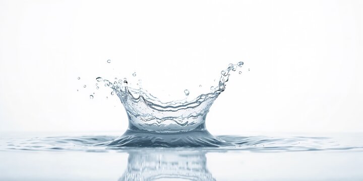 White four-fold brochure opened on wooden textured background, designed for layout and print preparation