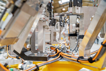 Industrial robotic machinery demonstrating advanced automation engineering