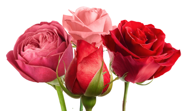 dramatic close-up of vibrant roses creating a romantic and luxurious impression perfect for floral designs, valentine's day promotions and elegant wedding themes