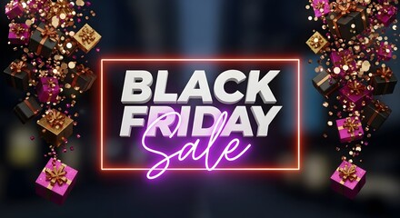 Black Friday Mega Sale — Neon Style Shopping Deals