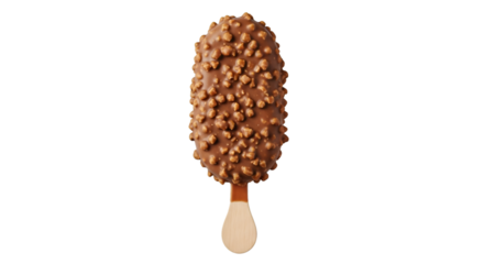 Chocolate Covered Ice Cream Bar with Nuts popsicle
