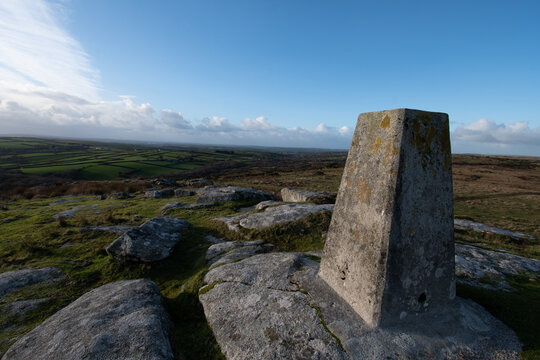 The summit of St Bellarmin's Tor, Bodmin Moor, Cornwall