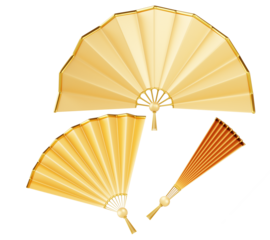 elegant gold hand fans offer a classic design with cultural charm, providing a stylish accessory and refreshing breeze for summer events