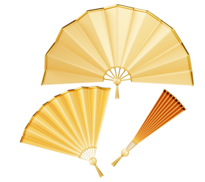 elegant gold hand fans offer a classic design with cultural charm, providing a stylish accessory and refreshing breeze for summer events