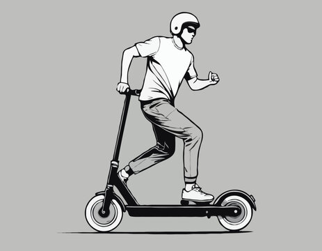 stunt scooter wallpaper 4k