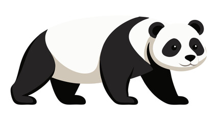 panda bear with a bamboo