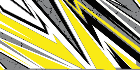 car livery graphic vector with exclusive colors. abstract grunge background design for vehicle vinyl wrap and sports car, racing car, jersey, banner and adventure ready to print.