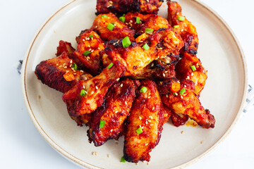 Crispy Korean Gochujang Chicken Wings
