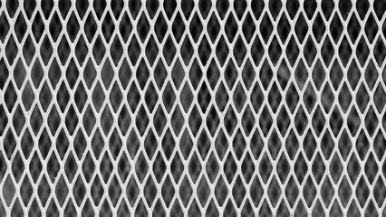 gray metal mesh on a dark gray background