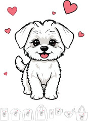 Dog, Puppy, Clipart, Design, Animal