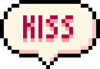 Bubble Kiss Pixelart