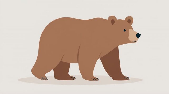 Brown Bear Illustration - A Detailed Look at Wildlife Art.