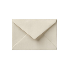 Envelope mockup, isolated on transparent background