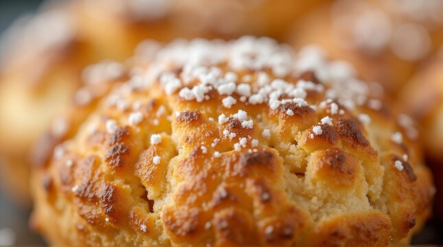Delicious Swedish cardamom bun with pearl sugar, perfect for a cozy fika moment or baking blog, showcasing tasty Nordic pastries and simple pleasures