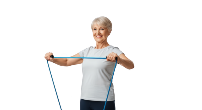 Creative concept of woman, senior, elderly captured from senior perspective for digital content use - Powered by Adobe