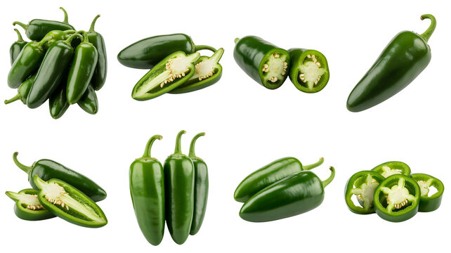 Fresh green jalapeño peppers offer a spicy kick for culinary creations, perfect for adding bold flavor to your next dish with vibrant healthy ingredients