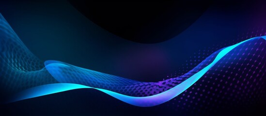 Blauer Hintergrund, abstrakt, Design, Wellen