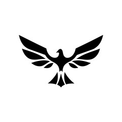 Bold phoenix rising symbol for powerful brand identity, sleek and modern design, corporate logo