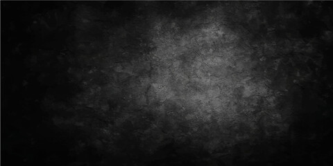 Dark grunge textured wall background with copy space