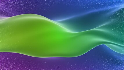 Abstract gradient background with colorful waves conceptually representing technological innovation, perfect for cooking show backgrounds or restaurant advertisements featuring 4K UHD video.