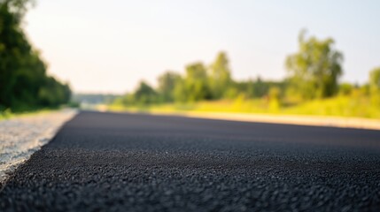 New upper layer of an asphalt road