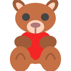 Teddy Bear Toy Icon