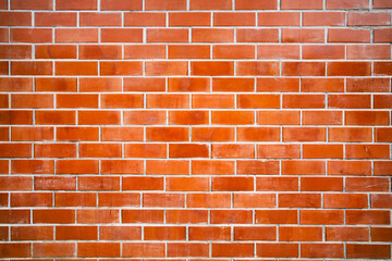 Red brick wall background with clean geometry and natural texture. Perfect for design, architecture themes, and creative layouts.