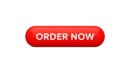 A red order now button with white text centered on a black background in a digital image format