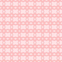 Seamless pink heart pattern background for Valentine's Day design